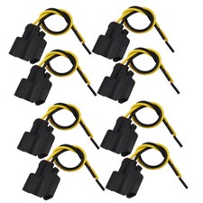8pc Fuel Injector Connector Pigtail Harness For Dodge Ford Lincoln Mercury Chevy 8pc Fuel Injector Connector Pigtail Harness For Dodge Ford Lincoln Mercury Chevy