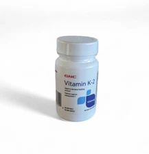 GNC VITAMIN K-2 - 100 MCG 60 Softgels EXP 03/2026