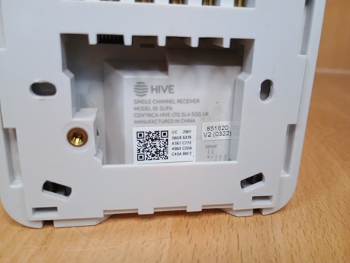 Hive Active Heating Single Channel Receiver Model SLR1c - Picture 7 of 7