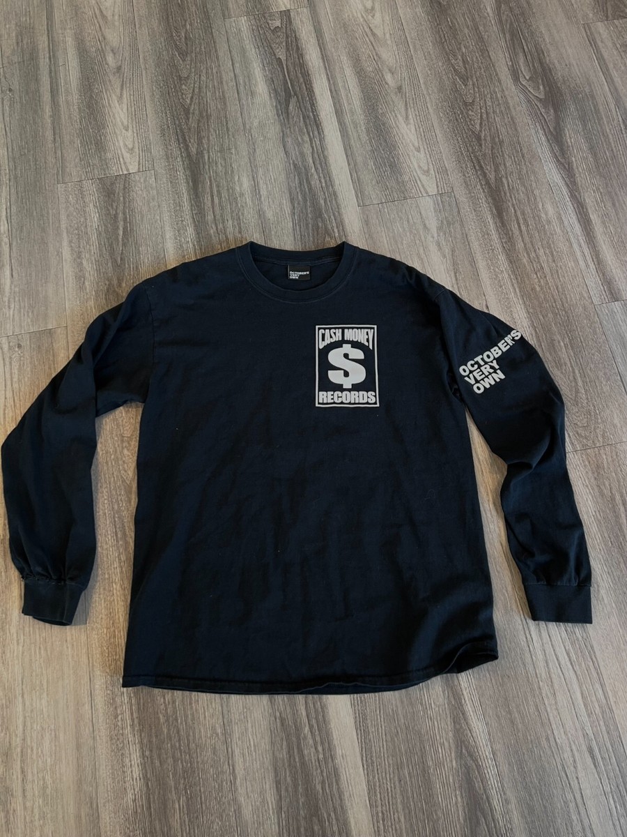 CASH MONEY RECORDS x October's Very Own Shirt Long Sleeve OVO Rap