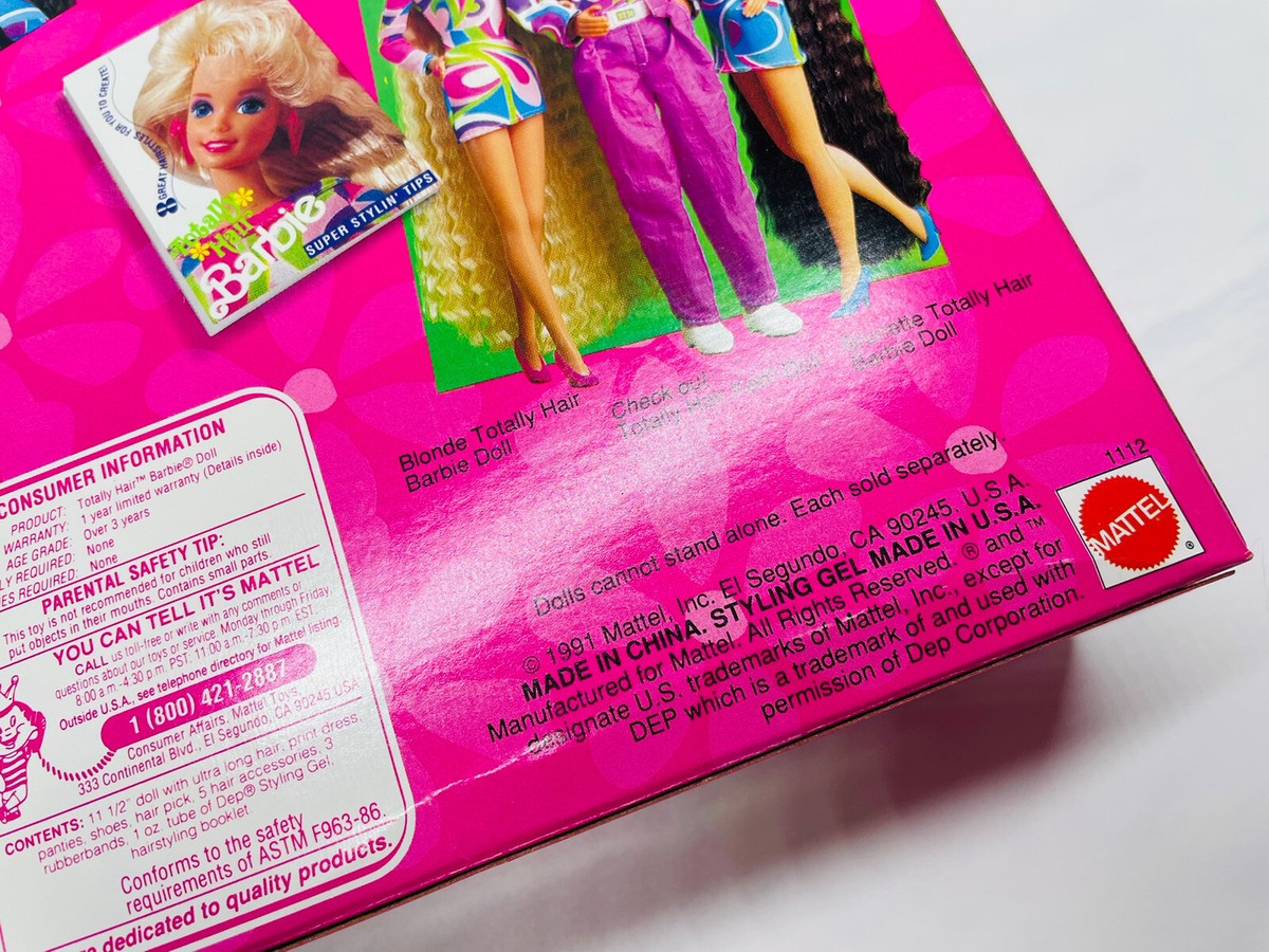 BARBIE ET KEN n° 1112 TOTALLY HAIR 1991 EUR 120,00 - FR