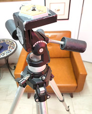 Manfrotto 055 Professional Aluminum Tripod Legs And 029 Fluid Head Italy