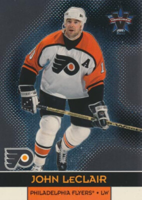 2000-01 Vanguard #73 JOHN LeCLAIR - Philadelphia Flyers