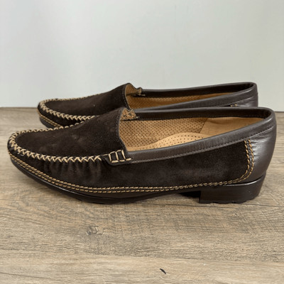 Rene by ARA Women s Echt Mokassin sz 5 Suede NEW # Box G869
