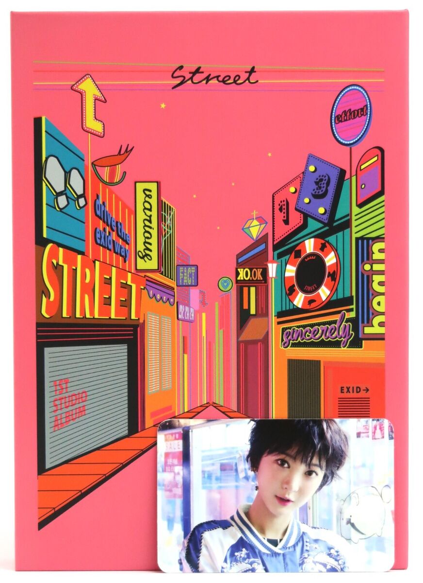 Exid - Street CD 1st Studio Album Hyelin Photocard K-Pop Exid - Street CD 1st Studio Album Hyelin Photocard K-Pop