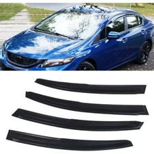 Window Sun Vent Visor Rain Guards Deflectors For 2012-2015 Honda Civic Sedan