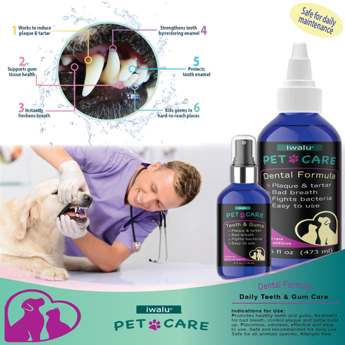 ORAL MEDICATION FOR SMALL DOGS - No Fuss Tooth Gums Care & Bad Breath Freshener - Picture 5 of 27