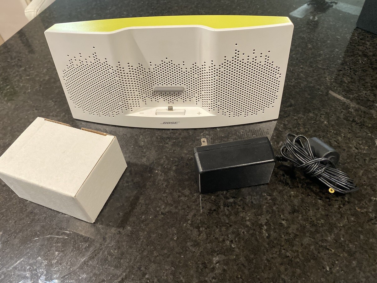 Bose SoundDock XT Speaker White & Yellow 100 % Working