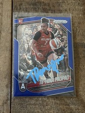 Te-Hina Paopao - 2025 Panini WNBA Prizm #61 Blue Velocity RC IP Autograph Signed
