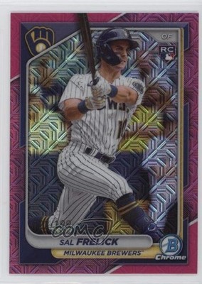 2024 Bowman Mega Box Chrome Pink Mojo Refractor /199 Sal Frelick Rookie RC 1g5d