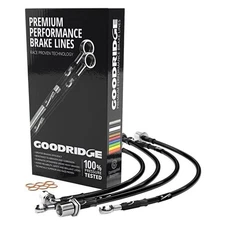 Goodridge Stainless Steel Front and Rear Brake Line Kit for 2009-2014 Honda Fit