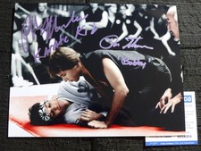 KARATE KID Ralph Macchio & Ron Thomas Signed Autograph Autographed InPerson ACOA