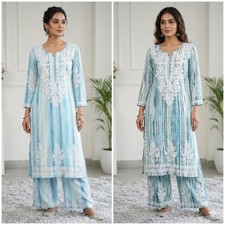 SALWAR KAMEEZ PAKISTANI INDIAN WEDDING PARTY WEAR BOLLYWOOD SUIT SHARARA PLAZZO