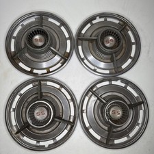 Oem Original 1963-1964 Impala Ss 14 Hubcaps Set Of 4 Vintage