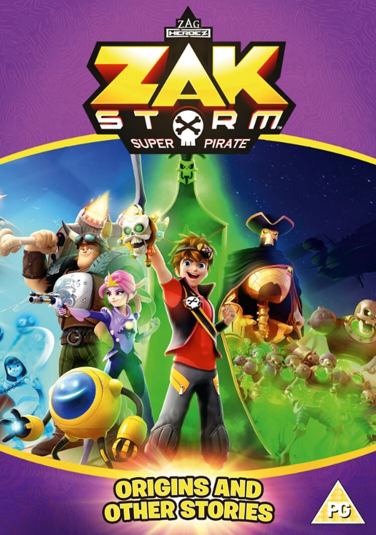 Zak Storm: Super Pirate - Origins and Other Stories [PG] DVD