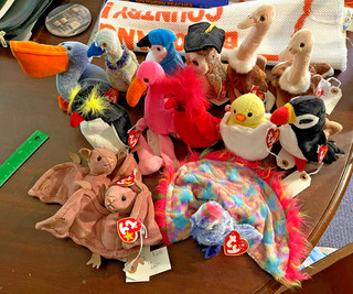 TY Beanie Babies LOT Birds & Bats Vintage Smoke Free Home