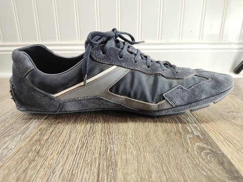 Herren PRADA Monte Carlo Schnürschuhe Turnschuhe Grau & Marine Wildleder - 10,5 US - 10 1/2 US - Bild 7 von 22