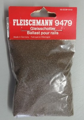 FLEISCHMANN 9479 Spur N 1:160 Modellbahn Gleisschotter graubraun, ungeöffn.  OVP