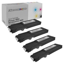 4PK 106R02228 for Xerox Phaser 6600dn BLACK HY Toner Cartridge WorkCentre 6605dn