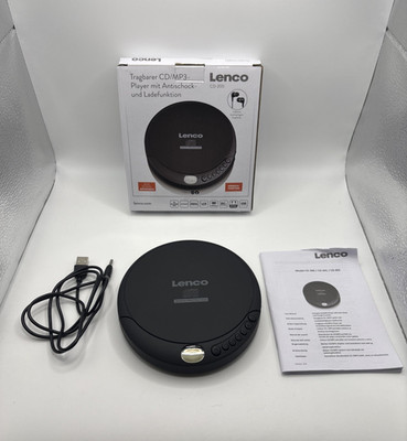 Lenco CD-Player CD-200 Discman mit LCD-Display - Batterie- und Netzfunktion