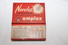 NOS Vintage Norelco PF2 Photo Flash Bulbs by Amplex Corporation 10 Bulbs