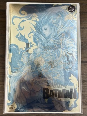 Absolute Batman #19 Trinity Muju Monster Negative Gold Foil - NM - Ready To Ship