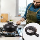 Earthenware Ceramic Pot Casserole with Lid Soup Rice Pot Kitchenware for Home