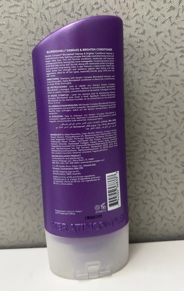Keratin Complex Blondeshell Debrass and Brighten Conditioner 13.5 oz. - Image 2 of 2
