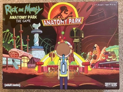 Rick and Morty: Anatomy Park board game, Cryptozoic, Matt Hyra, Complete Sleeved