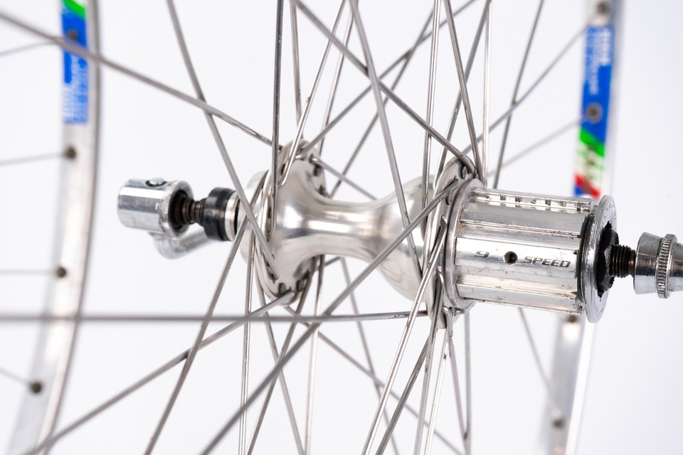 Roues Vélo Course Vintage - Campagnolo Chorus Sur Jantes Nisi Toro - Occasion