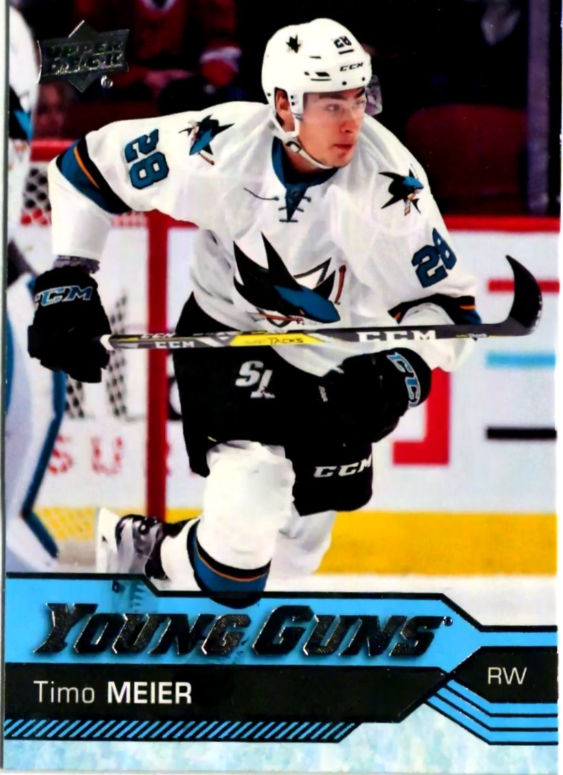 Timo Meier Young Guns Upper Deck # 479 Rookie Card    M37