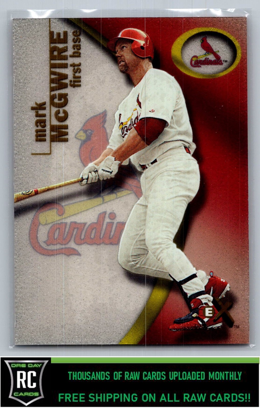 2001 Fleer E-X Mark McGwire #24 St. Louis Cardinals
