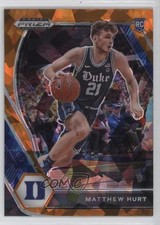2021-22 Panini Prizm Draft Picks Orange Ice Matt Hurt Matthew #34 0ym4