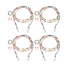 4 Pcs Stylish Eyeglasses Chain for Woman, Colorful