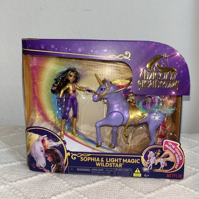 Unicorn Academy, Sophia And Light Magic Wildstar With Rainbow Light-up Effects,