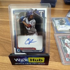 2024 Bowman Chandler Pollard Chrome Auto 1st #CPA-CP Rangers