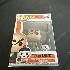 Funko Pop! Dragon Ball Z Tien and Chiaotzu #384 Figure with Protector