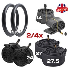 Inner Tube 14" 16" 24" 26" 27.5" Bicycle MTB Road Bike Schrader Valve Innertubes