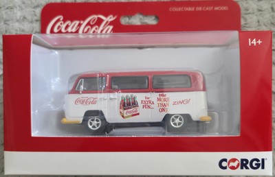 Corgi Volkswagen VW Campervan Coca-Cola Zing Style Diecast Display Model