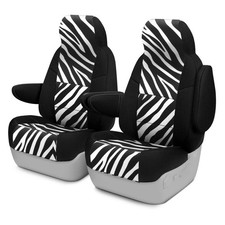 For Jeep Wrangler 24-25 Neosupreme 1st Row Black Zebra Custom Seat Covers