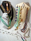 Lot 15 pc Vintage Necklaces Costume Jewelry Lia WHBM Premier NY