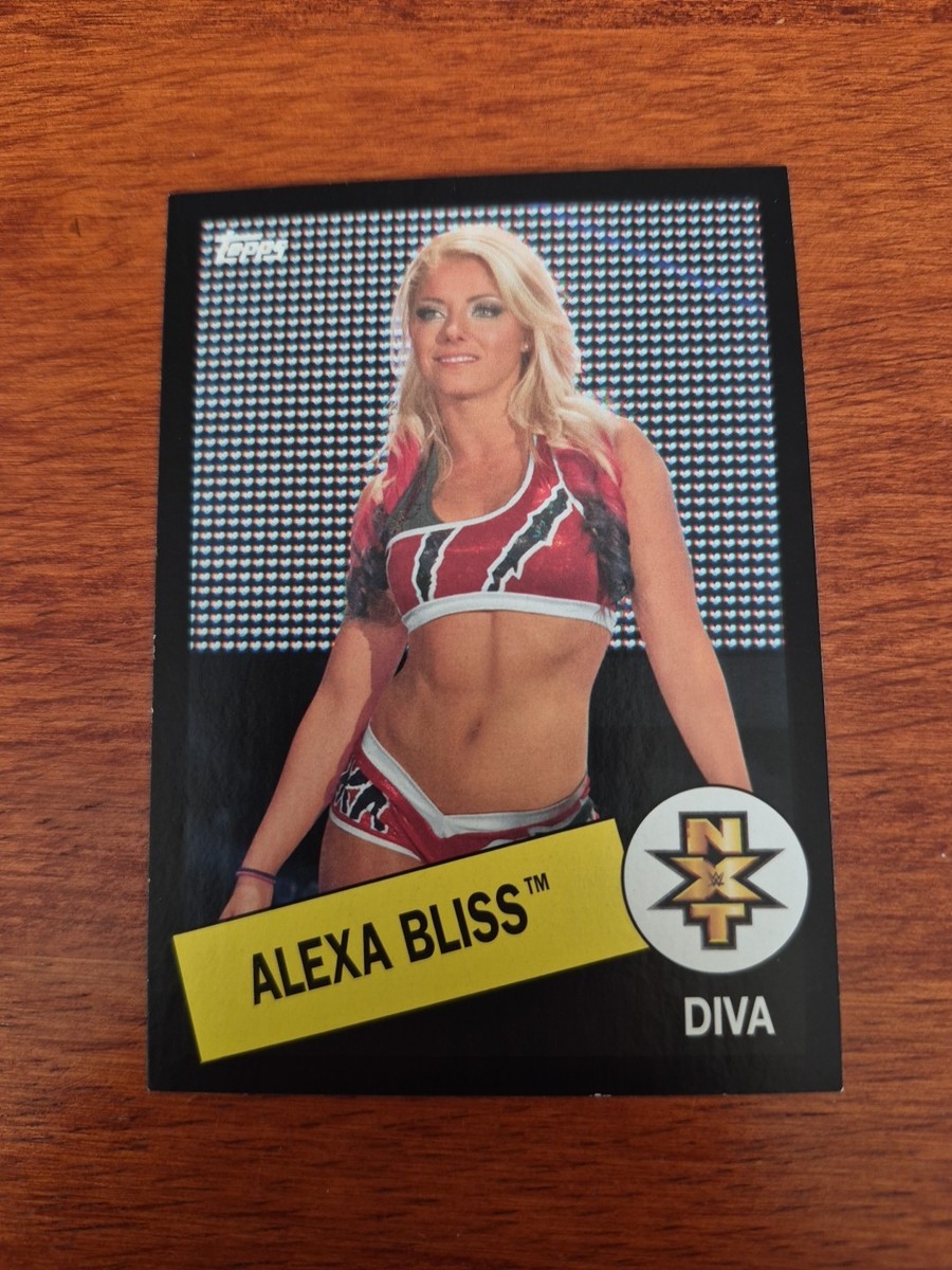 2015 Topps WWE Alexa Bliss Black RC SSP #101 C010161 | eBay