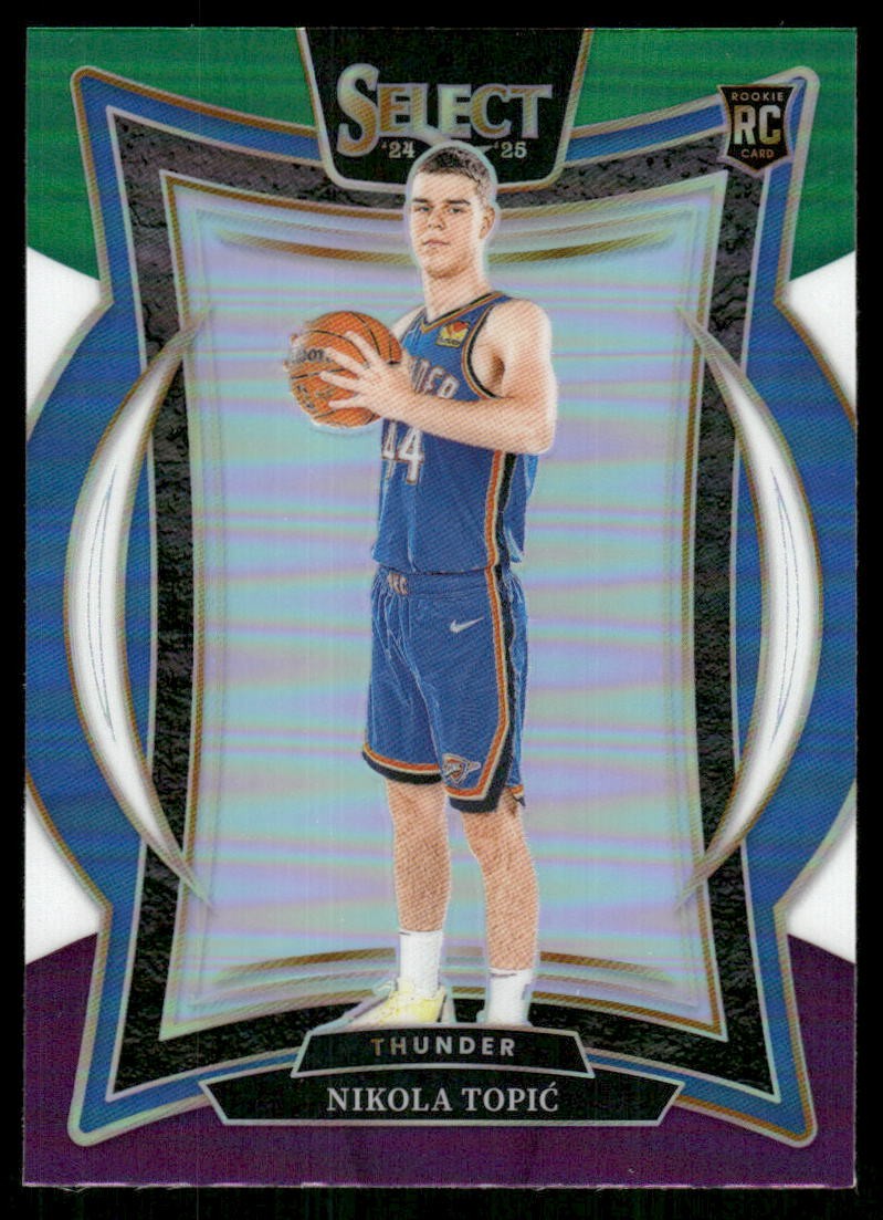 2024-25 Panini Select #89 Nikola Topic Tri-Color Prizm