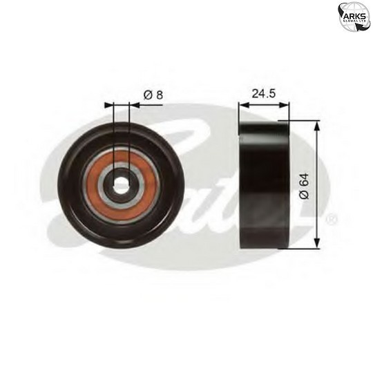 DEFLECTIONGUIDE PULLEY VRIBBED BELT T38097 FOR SKODA VW AUDI A4/S4/Convertible - Image 14