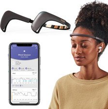 2: the Brain Sensing Headband - EEG Headband Meditation Tracker and Monitor - M
