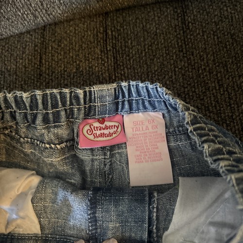 Vintage Strawberry Shortcake Embroidered Jeans Girls Size 4T - Picture 5 of 5