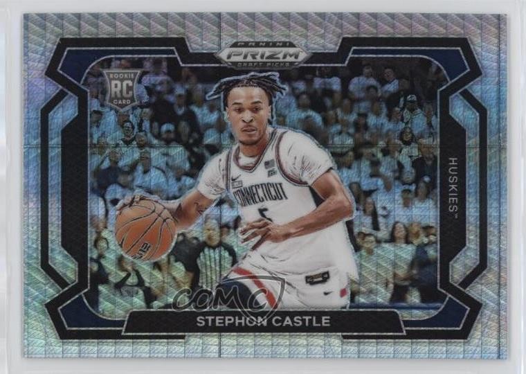 2024-25 Panini Prizm Draft Picks Hyper Prizm Variations Stephon Castle #17 sg4