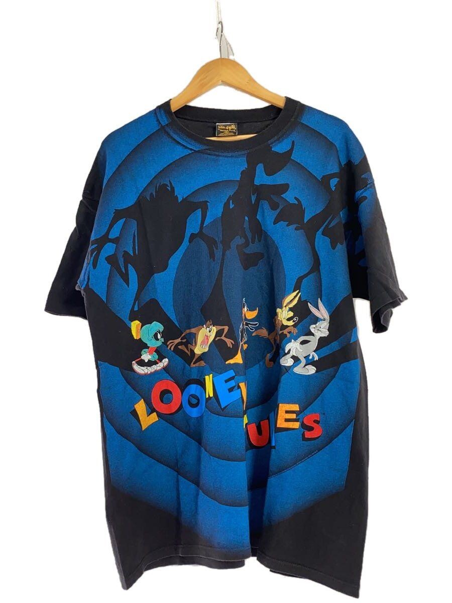 ALTRA T shirt altre marche anni 90 tocco oro LOONEY TONES stampa maglietta XL cotone usata