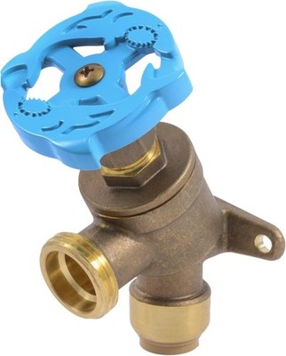 NEW SharkBite 24622LF BRASS MHT Garden Valve, 1/2'' PUSH ON 1942598