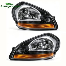 Pair Headlights Fit 2005 2006-2009 Hyundai Tucson Halogen Headlamps Leftright Pair Headlights Fit 2005 2006-2009 Hyundai Tucson Halogen Headlamps Leftright